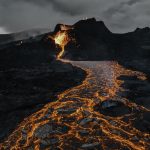 Which Melted Rock Eventually Becomes Lava?